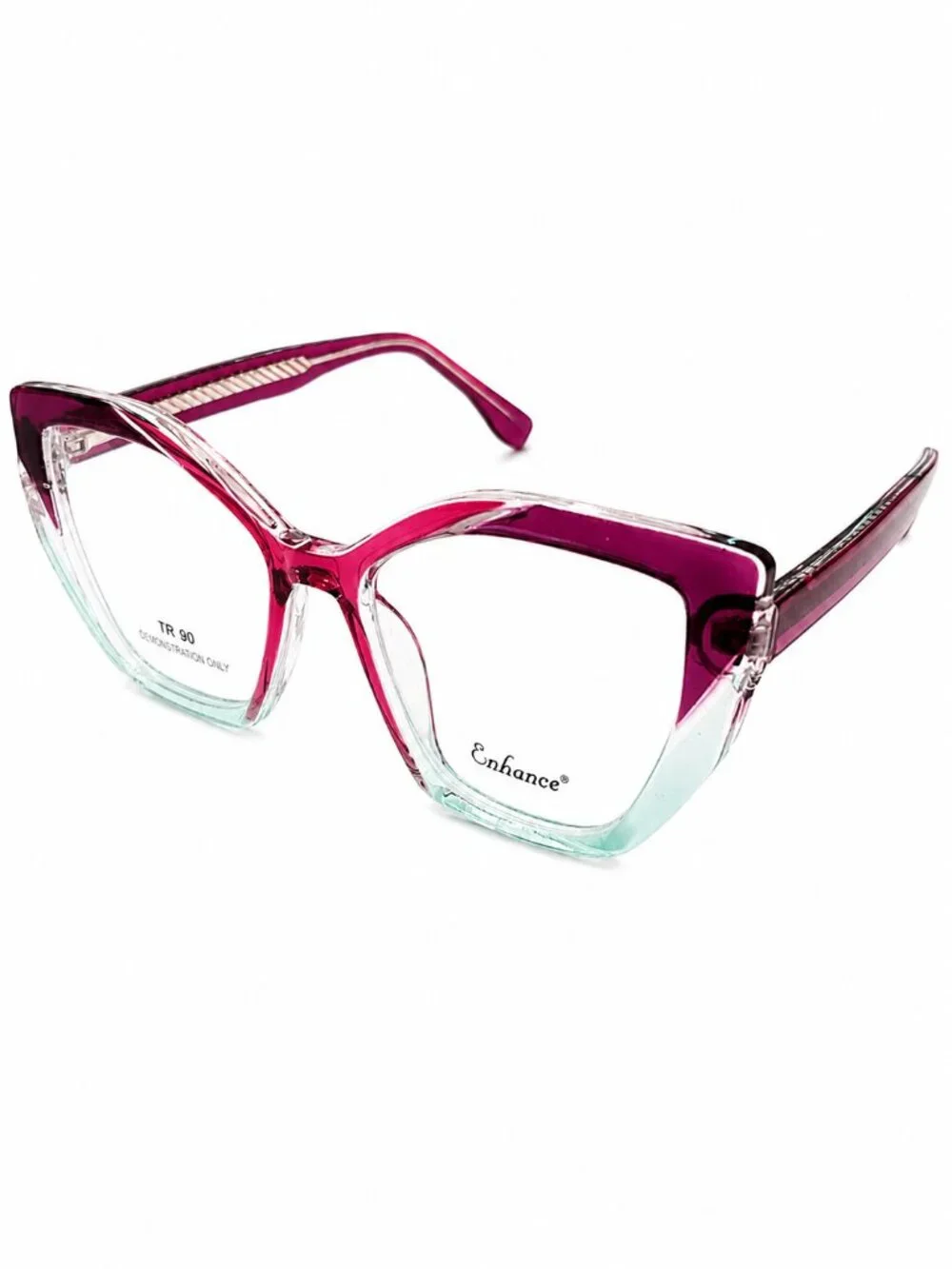 Enhance EN4488 Purple Crystal 54-17-150 Eyeglass Frames - Picture 1 of 10